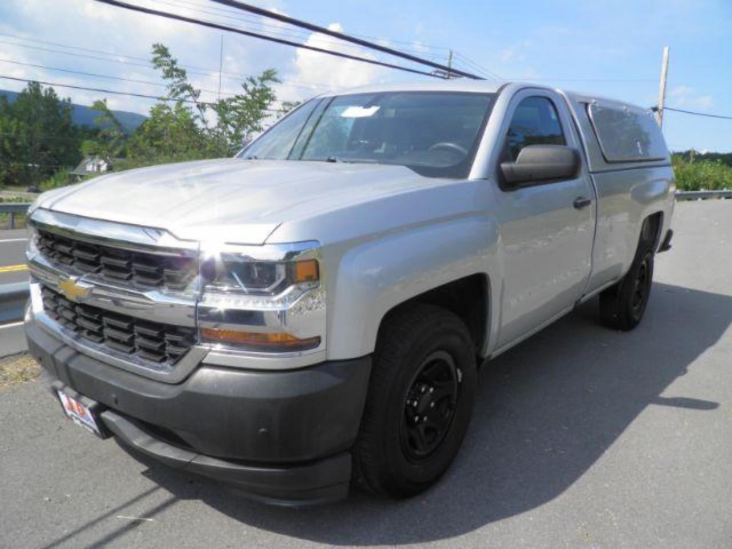 2016 SILVER Chevrolet Silverado 1500 Work Truck Long Box 2WD (1GCNCNEHXGZ) with an 4.3L V6 engine, AT transmission, located at 15520 McMullen Hwy SW, Belair, MD, 21502, (301) 729-3700, 39.581375, -78.846451 - Photo#0