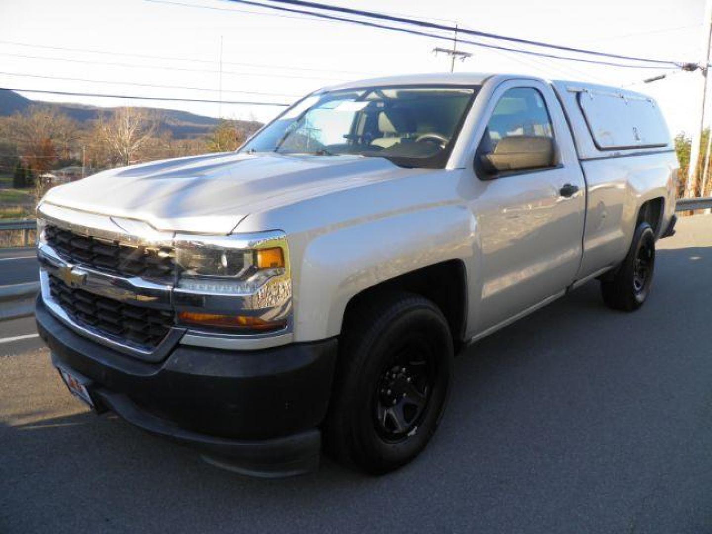 2016 SILVER Chevrolet Silverado 1500 Work Truck Long Box (1GCNCNEHXGZ) with an 4.3L V6 engine, AT transmission, located at 15520 McMullen Hwy SW, Belair, MD, 21502, (301) 729-3700, 39.581375, -78.846451 - Photo#0