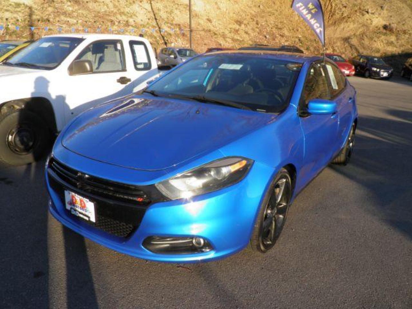 2016 BLUE DODGE DART SXT (1C3CDFBB3GD) with an 2.4l L4 engine, AT transmission, located at 15520 McMullen Hwy SW, Belair, MD, 21502, (301) 729-3700, 39.581375, -78.846451 - Photo#0