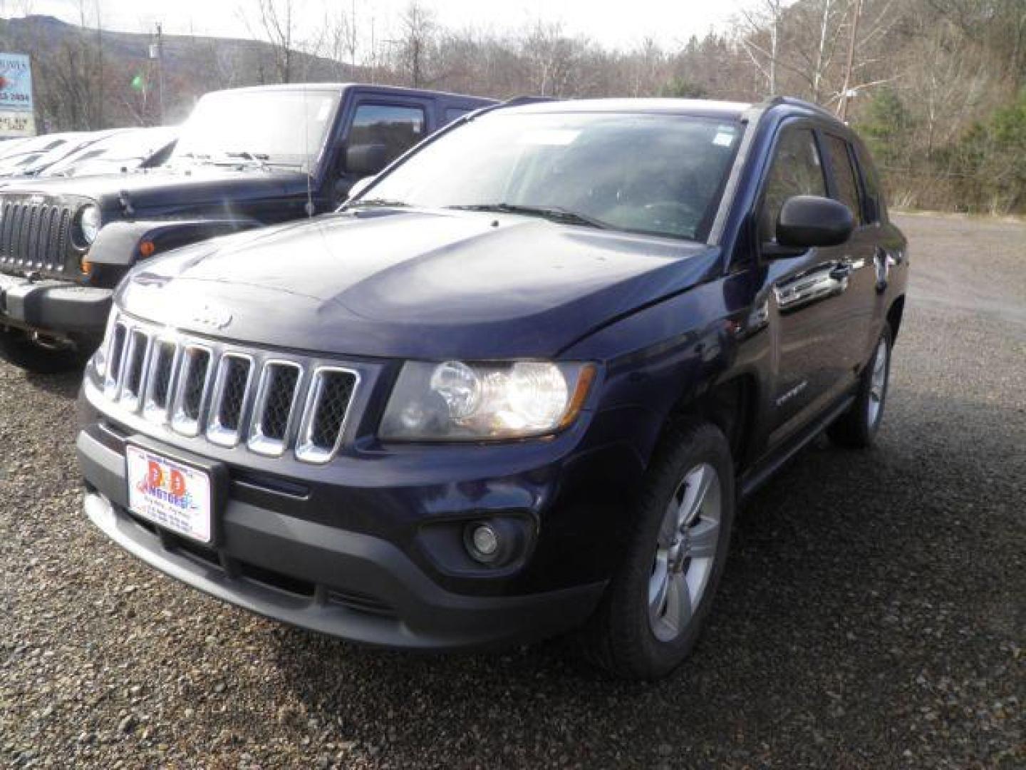 2016 BLUE Jeep Compass Sport 4WD (1C4NJDBB0GD) with an 2.4L L4 engine, Continuously Variable Transmission transmission, located at 19521 New George's Creek Rd SW, Barton, MD, 21521, (301) 463-2404, 39.524323, -79.017906 - Photo#0