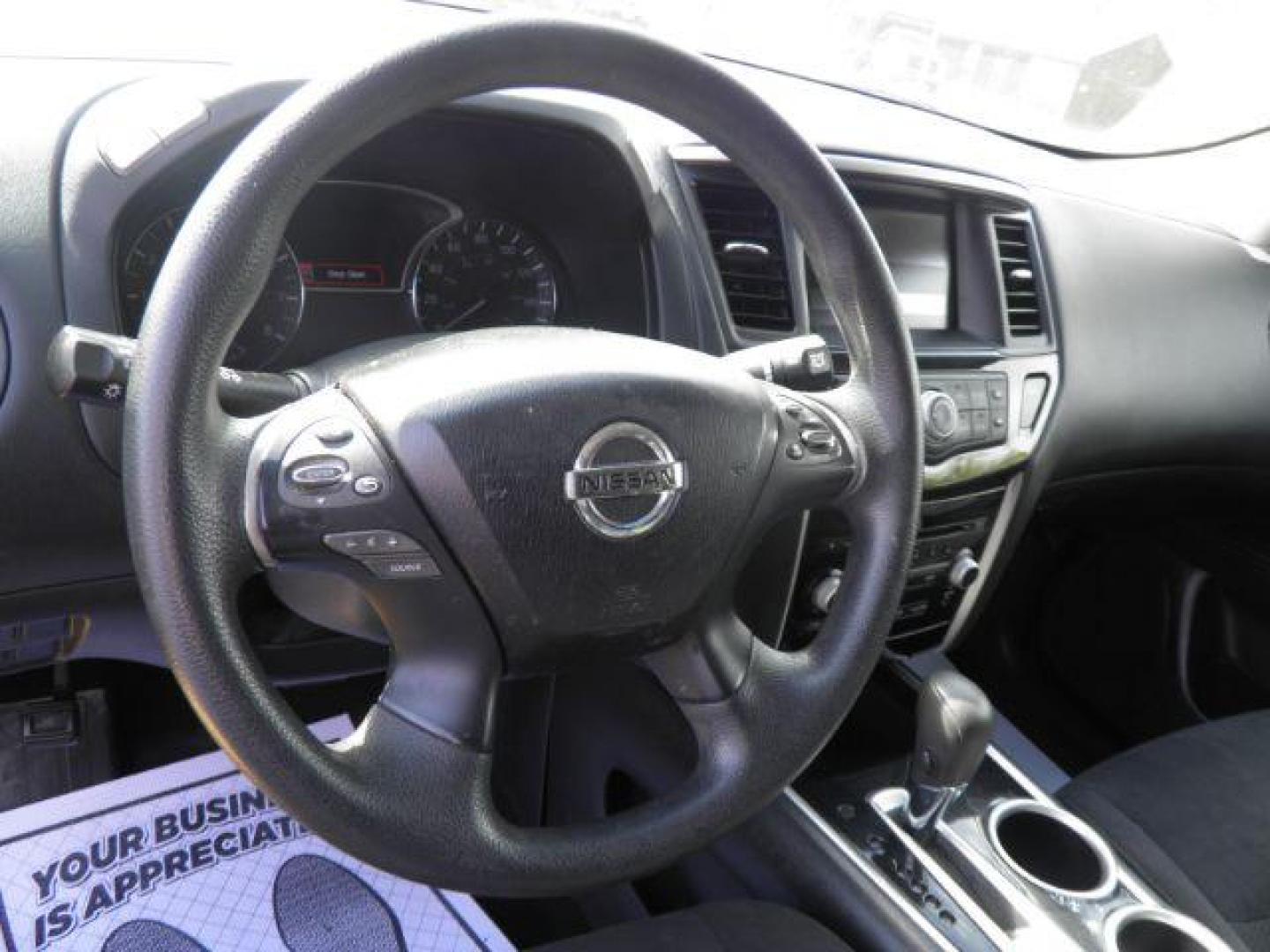 2016 BLACK Nissan Pathfinder S 4WD (5N1AR2MM5GC) with an 3.5L V6 engine, CVT transmission, located at 15520 McMullen Hwy SW, Belair, MD, 21502, (301) 729-3700, 39.581375, -78.846451 - Photo#2