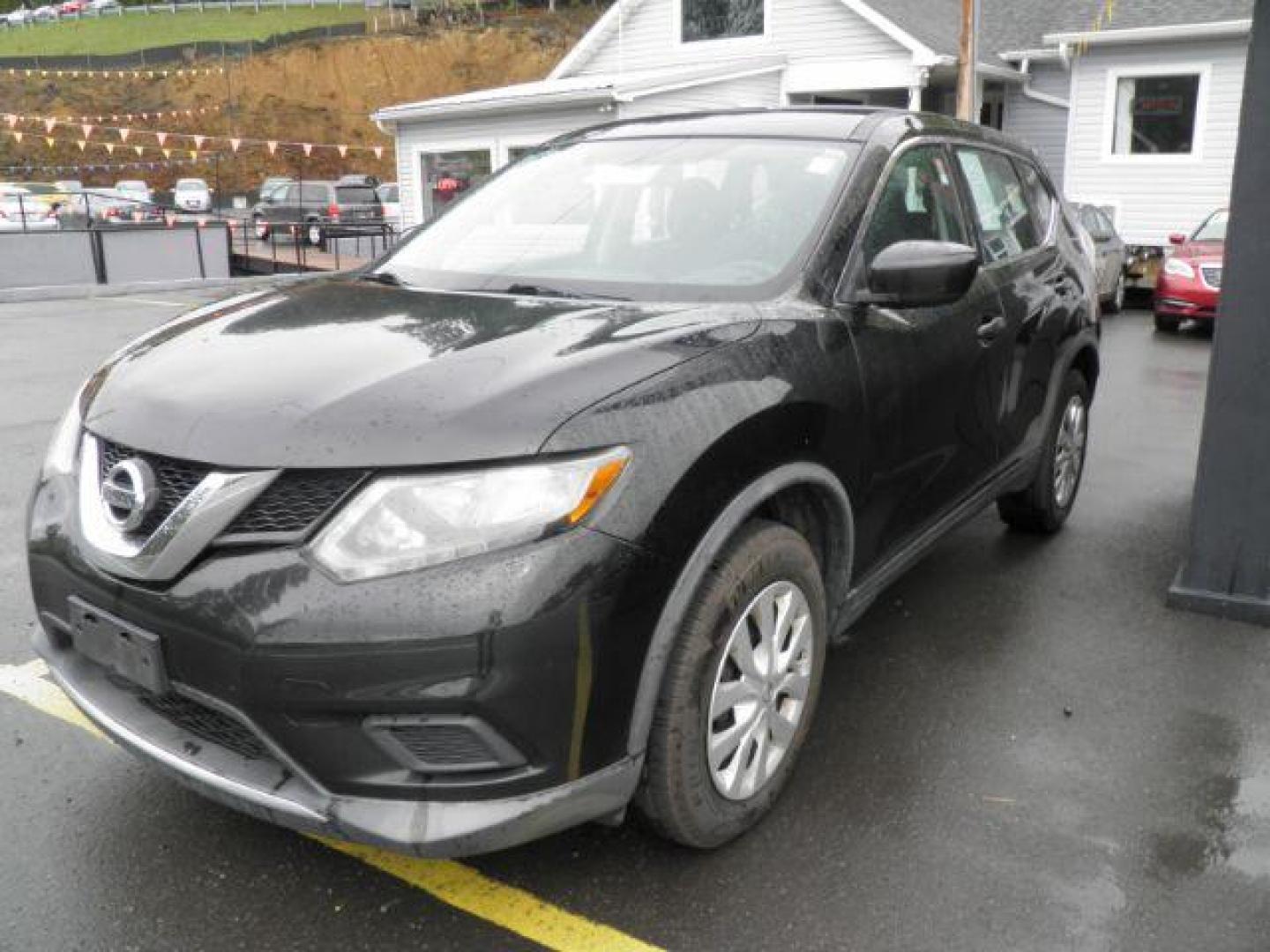 2016 BLACK NISSAN ROGUE S AWD (KNMAT2MV1GP) with an 2.5 L4 engine, AT transmission, located at 19521 New George's Creek Rd SW, Barton, MD, 21521, (301) 463-2404, 39.524323, -79.017906 - Photo#0