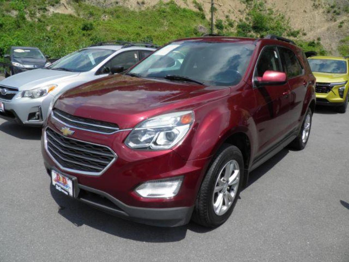 2017 RED Chevrolet Equinox LT AWD (2GNFLFE3XH6) with an 3.6L V6 engine, AT transmission, located at 15520 McMullen Hwy SW, Belair, MD, 21502, (301) 729-3700, 39.581375, -78.846451 - Photo#0