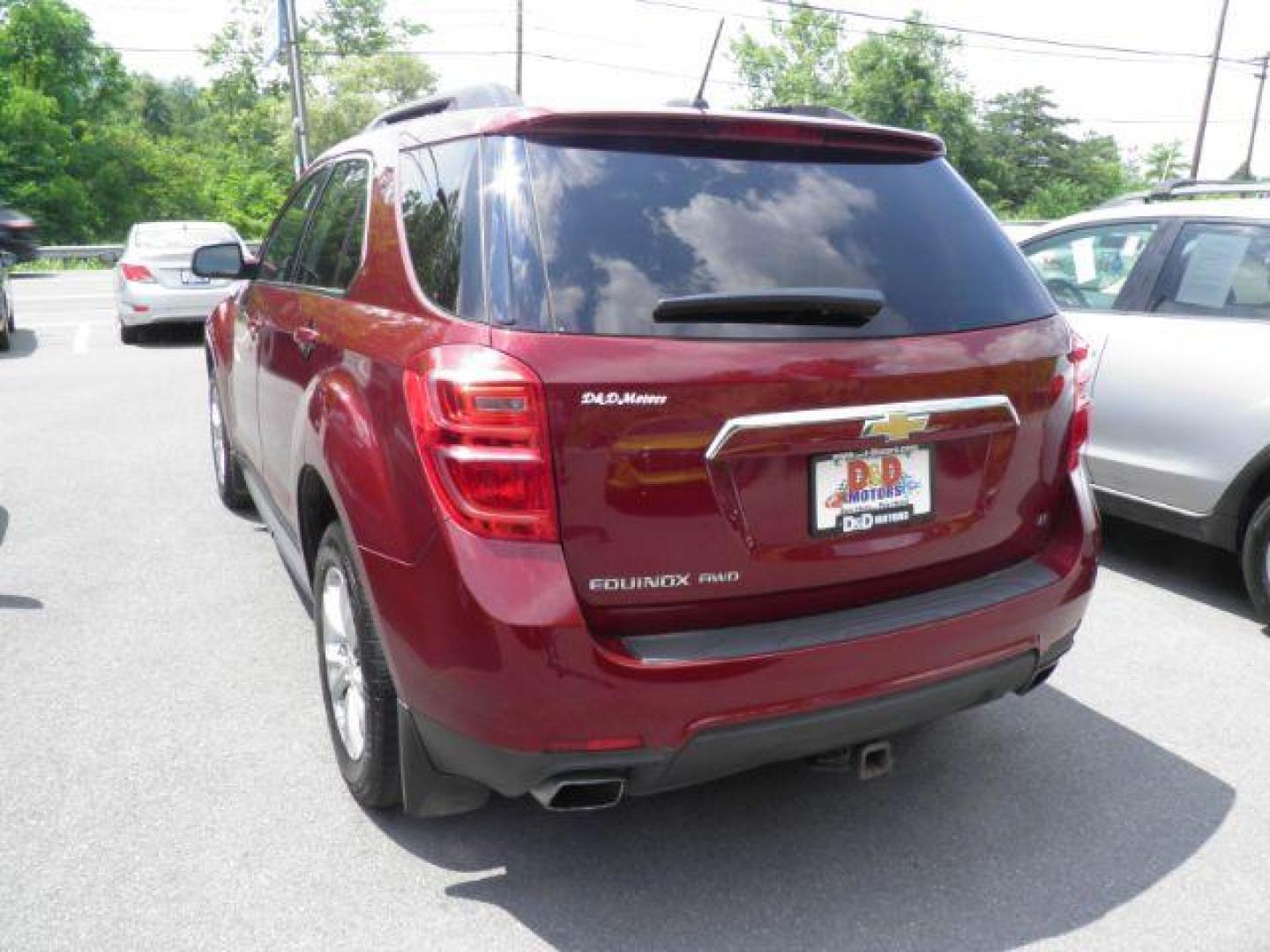 2017 RED Chevrolet Equinox LT AWD (2GNFLFE3XH6) with an 3.6L V6 engine, AT transmission, located at 15520 McMullen Hwy SW, Belair, MD, 21502, (301) 729-3700, 39.581375, -78.846451 - Photo#5