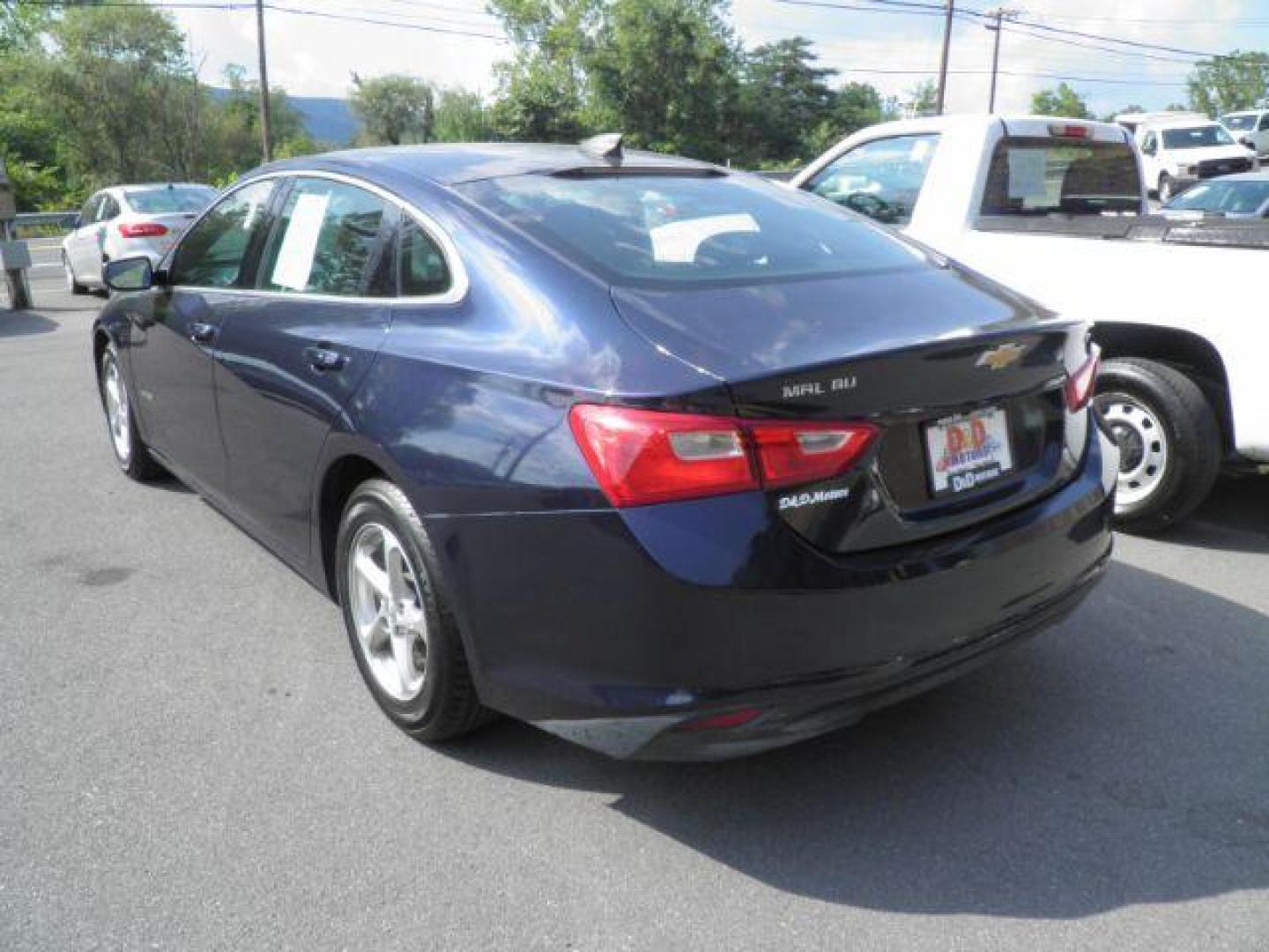 2017 BLUE Chevrolet Malibu LS (1G1ZB5ST0HF) with an 1.5L L4 engine, AT transmission, located at 15520 McMullen Hwy SW, Belair, MD, 21502, (301) 729-3700, 39.581375, -78.846451 - Photo#4