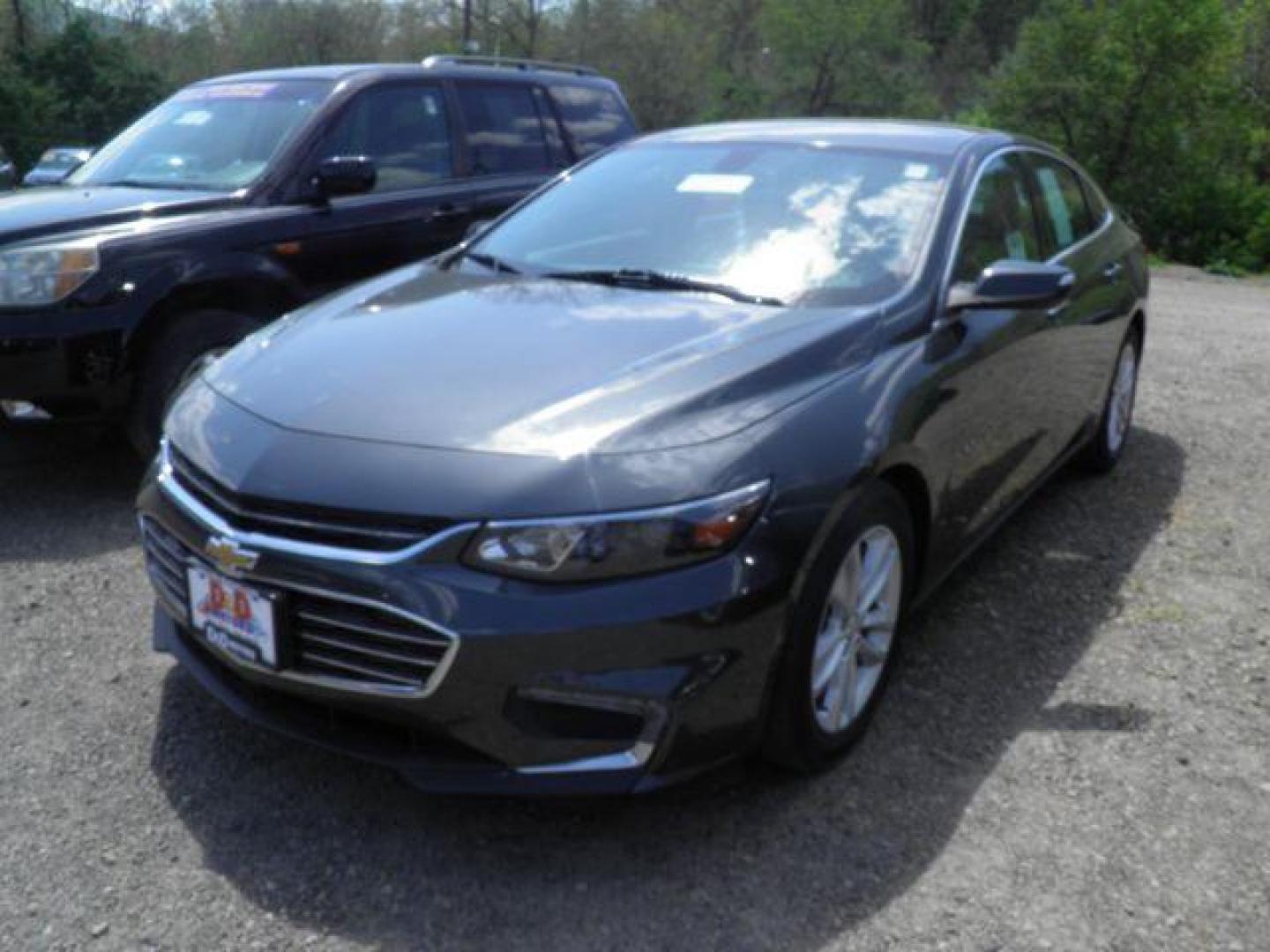 2017 GRAY Chevrolet Malibu 1LT (1G1ZE5ST6HF) with an 1.5L L4 engine, AT transmission, located at 15520 McMullen Hwy SW, Belair, MD, 21502, (301) 729-3700, 39.581375, -78.846451 - Photo#0