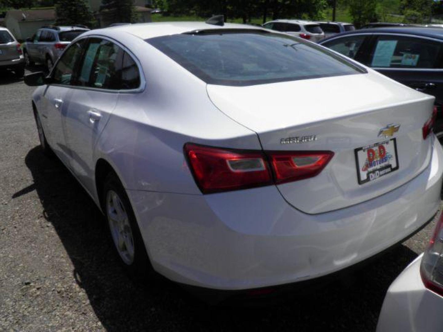 2017 WHITE Chevrolet Malibu LS (1G1ZB5ST6HF) with an 1.5L L4 engine, AT transmission, located at 19521 New George's Creek Rd SW, Barton, MD, 21521, (301) 463-2404, 39.524323, -79.017906 - Photo#4