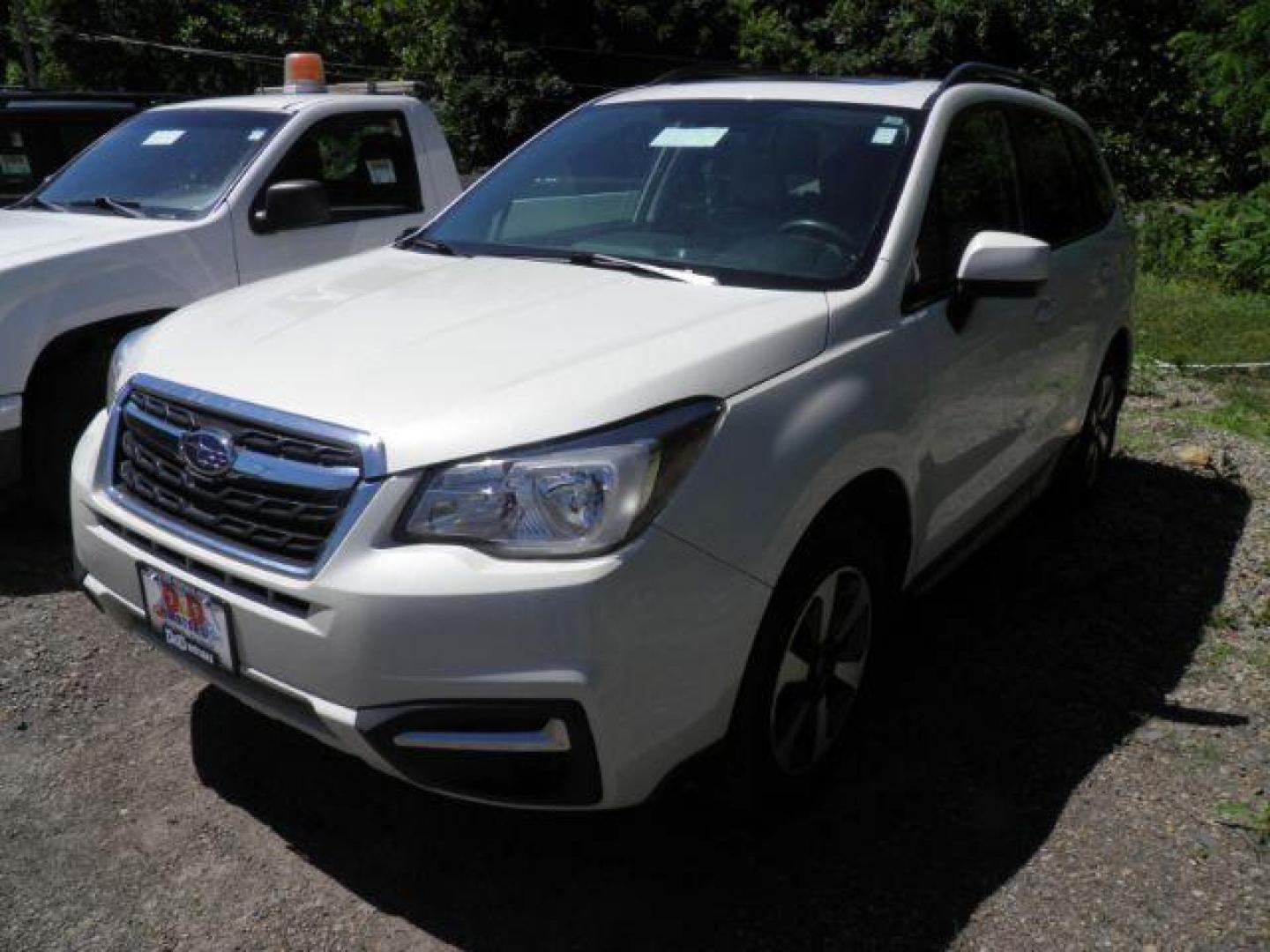 2017 WHITE SUBARU FORESTER 2.5i Premium PZEV CVT (JF2SJAEC9HH) with an 2.5 L4 engine, AT transmission, located at 15520 McMullen Hwy SW, Belair, MD, 21502, (301) 729-3700, 39.581375, -78.846451 - Photo#0