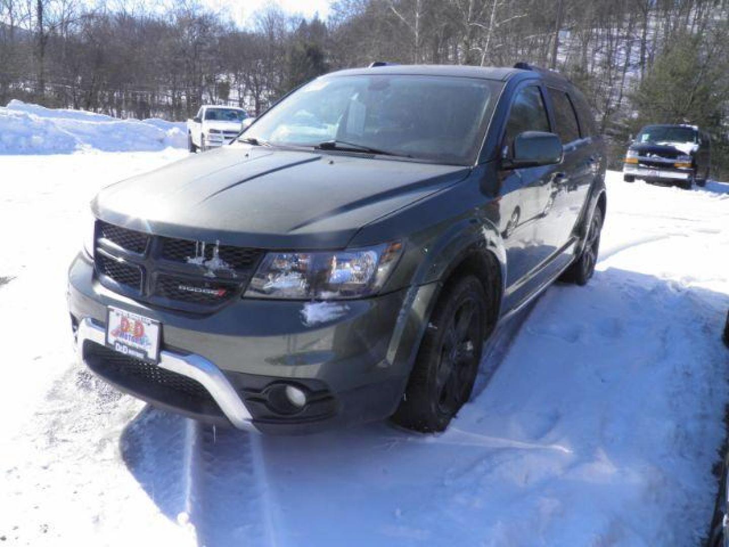 2018 GREEN Dodge Journey Crossroad AWD (3C4PDDGG1JT) with an 3.6L V6 engine, AT transmission, located at 19521 New George's Creek Rd SW, Barton, MD, 21521, (301) 463-2404, 39.524323, -79.017906 - Photo#0