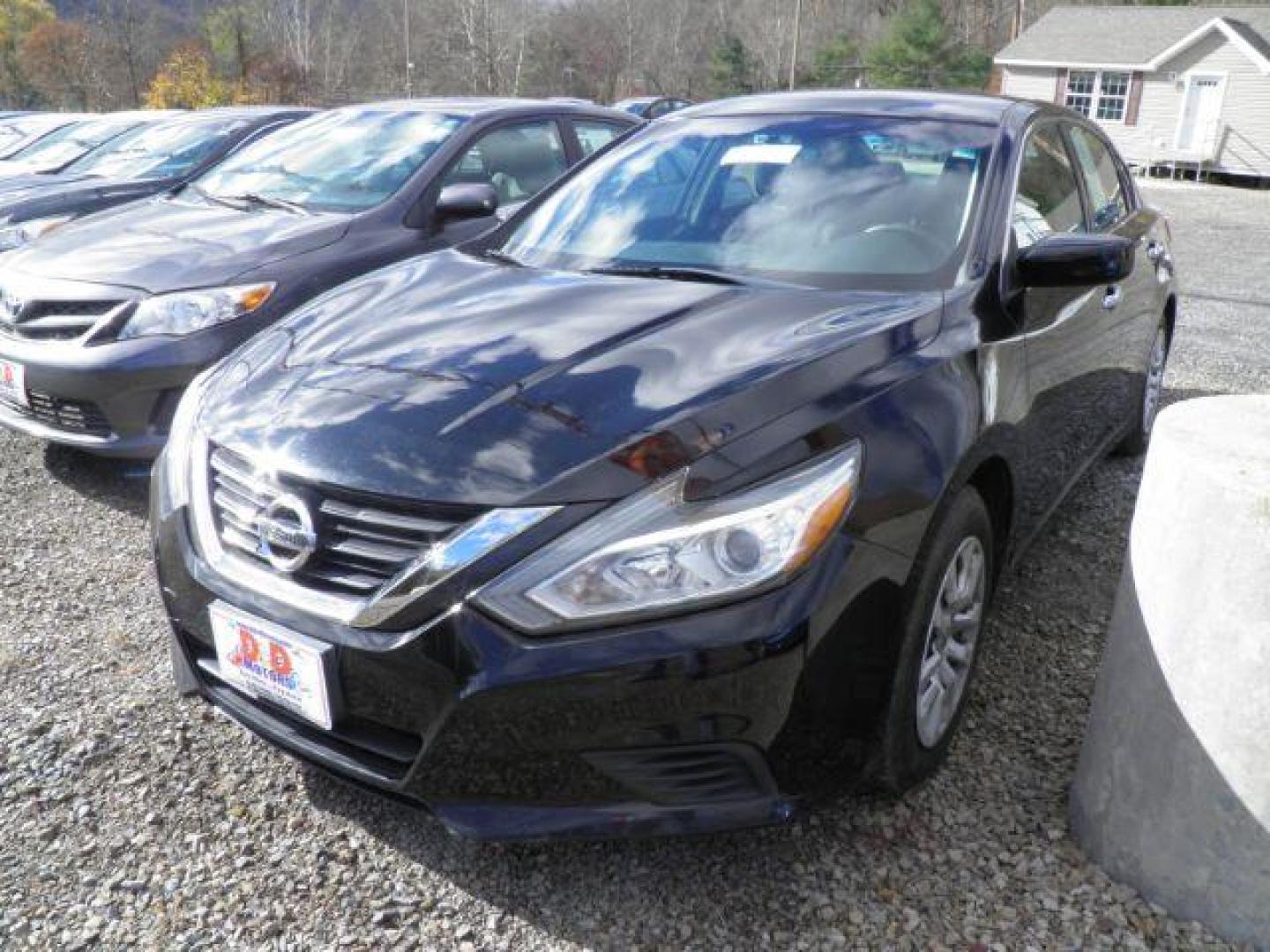 2018 BLACK Nissan Altima 2.5 S (1N4AL3AP3JC) with an 2.5 L4 engine, CVT transmission, located at 19521 New George's Creek Rd SW, Barton, MD, 21521, (301) 463-2404, 39.524323, -79.017906 - Photo#0