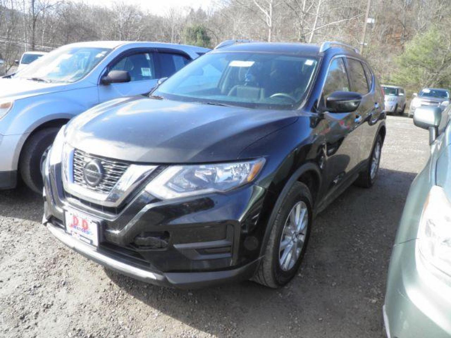 2018 BLACK Nissan Rogue SV AWD (KNMAT2MV7JP) with an 2.5 L4 engine, CVT transmission, located at 19521 New George's Creek Rd SW, Barton, MD, 21521, (301) 463-2404, 39.524323, -79.017906 - Photo#0