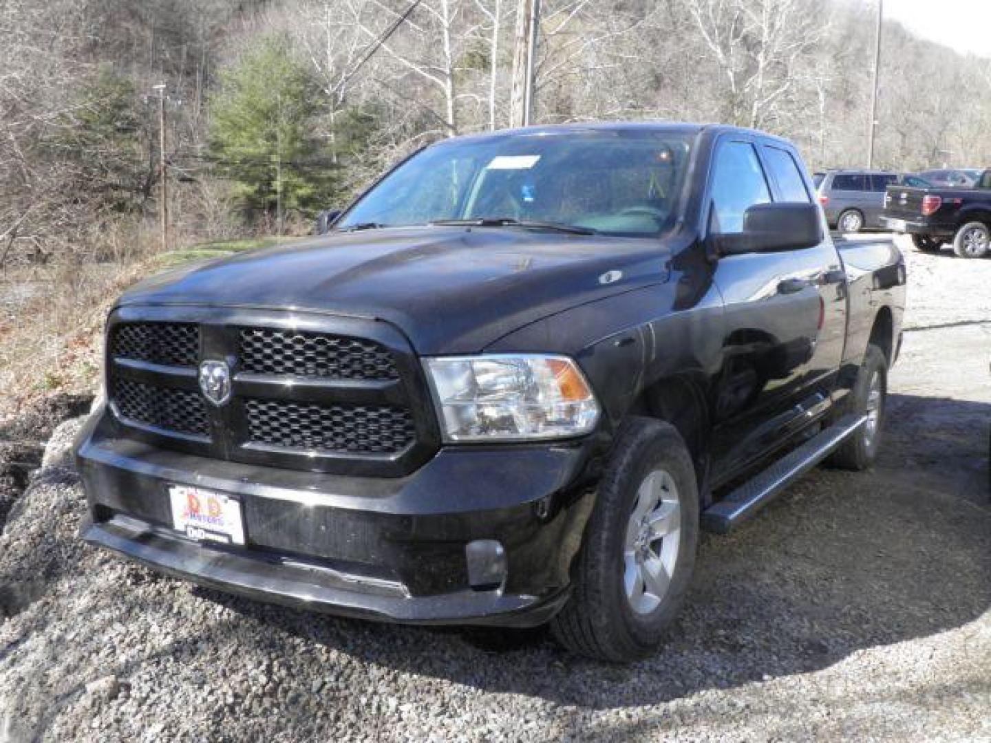 2018 BLACK RAM 1500 Tradesman Quad Cab 4WD (1C6RR7FG0JS) with an 3.6L V6 engine, AT transmission, located at 19521 New George's Creek Rd SW, Barton, MD, 21521, (301) 463-2404, 39.524323, -79.017906 - Photo#0