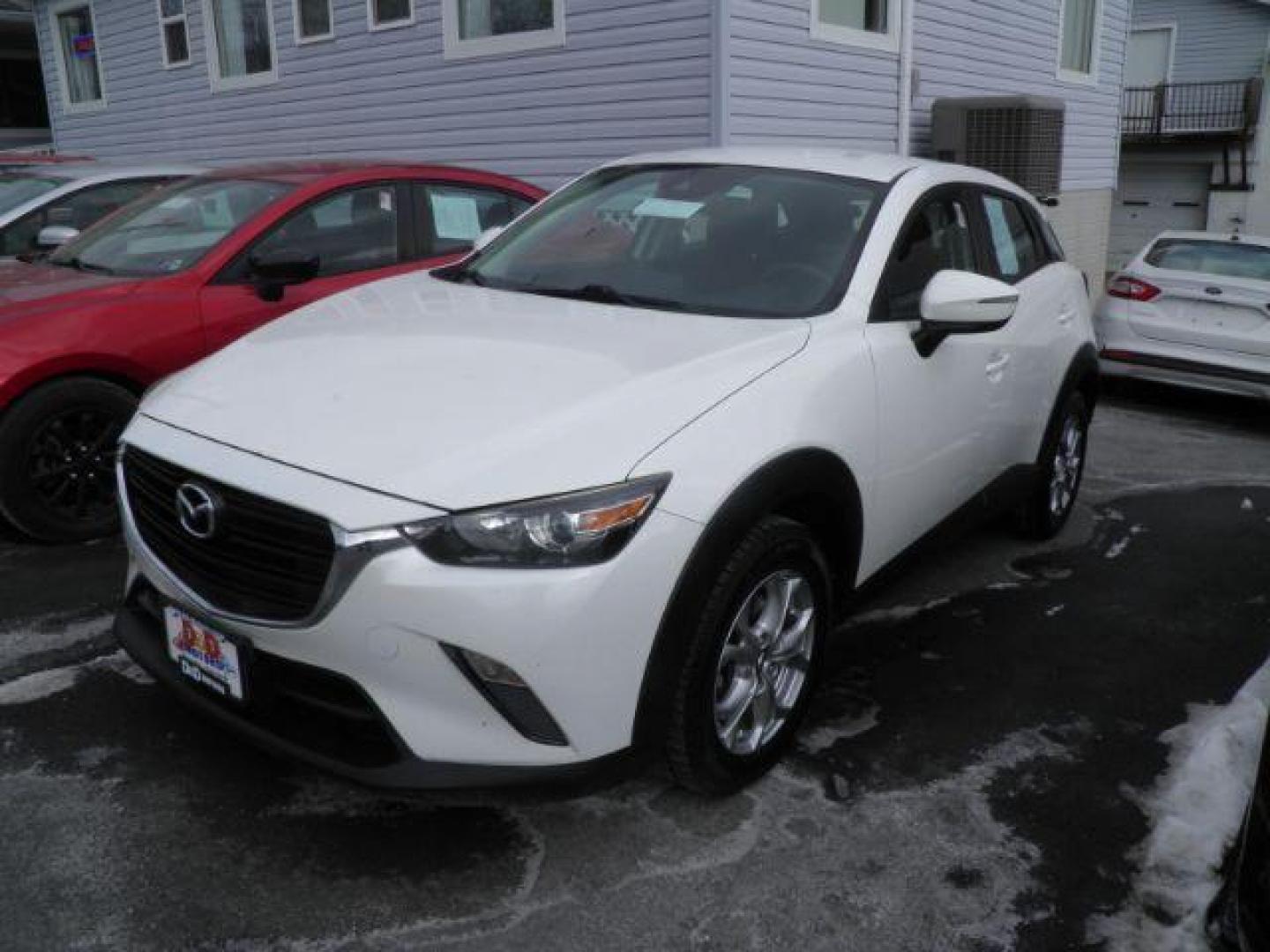 2019 WHITE MAZDA CX-3 Spt (JM1DKFB75K0) with an 2.0L L4 engine, AT transmission, located at 15520 McMullen Hwy SW, Belair, MD, 21502, (301) 729-3700, 39.581375, -78.846451 - Photo#0