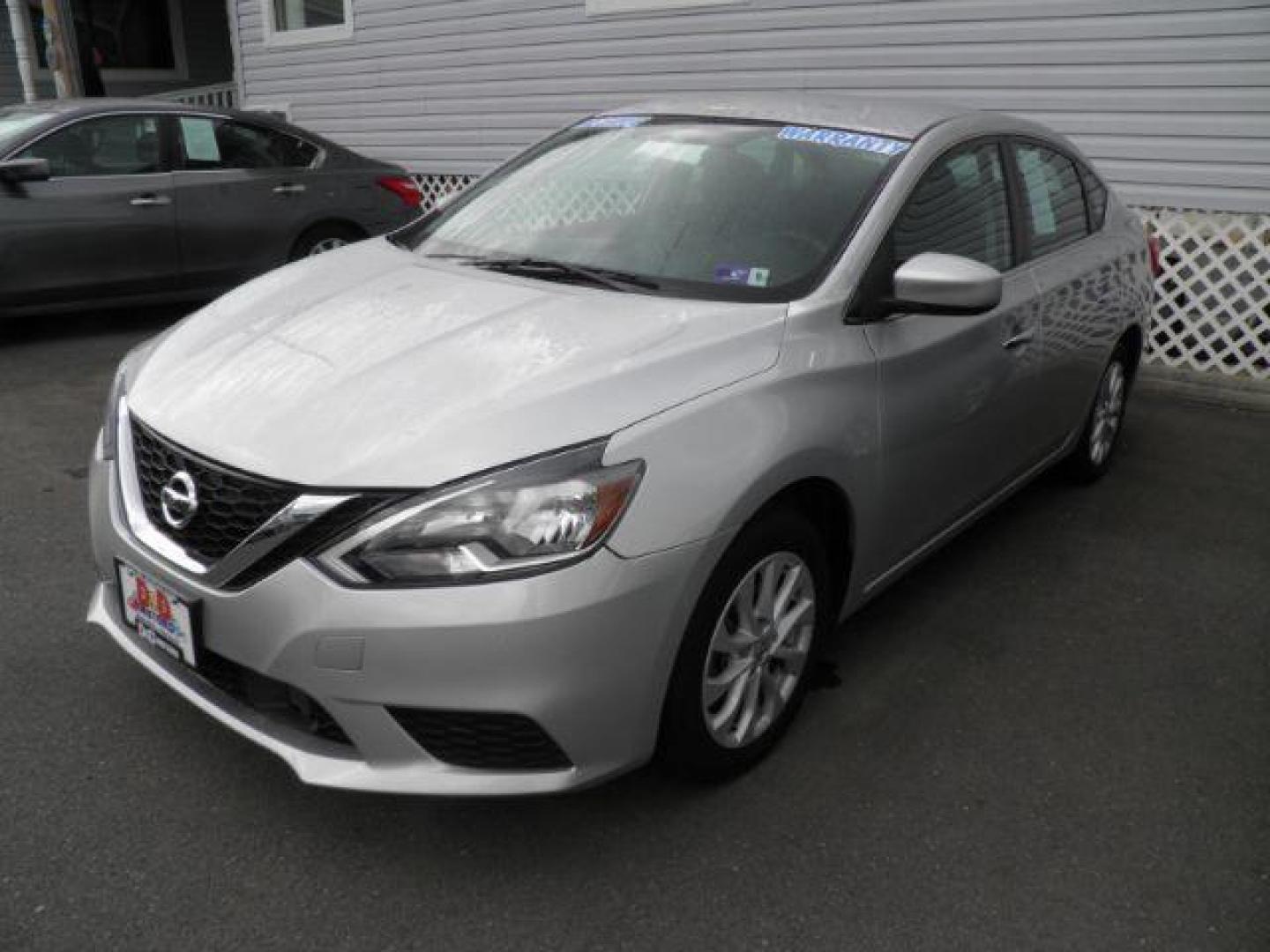 2019 SILVER /Charcoal, premium cloth Nissan Sentra SV (3N1AB7AP9KY) with an 1.8L L4 engine, CVT transmission, located at 15520 McMullen Hwy SW, Belair, MD, 21502, (301) 729-3700, 39.581375, -78.846451 - Photo#0